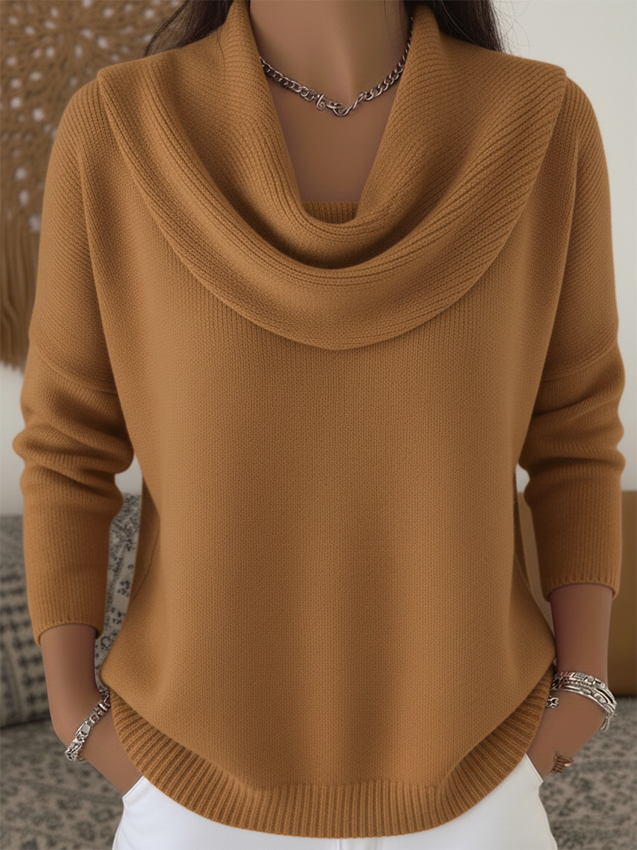 Canuck™| Stylish Cowl Collar Sweater