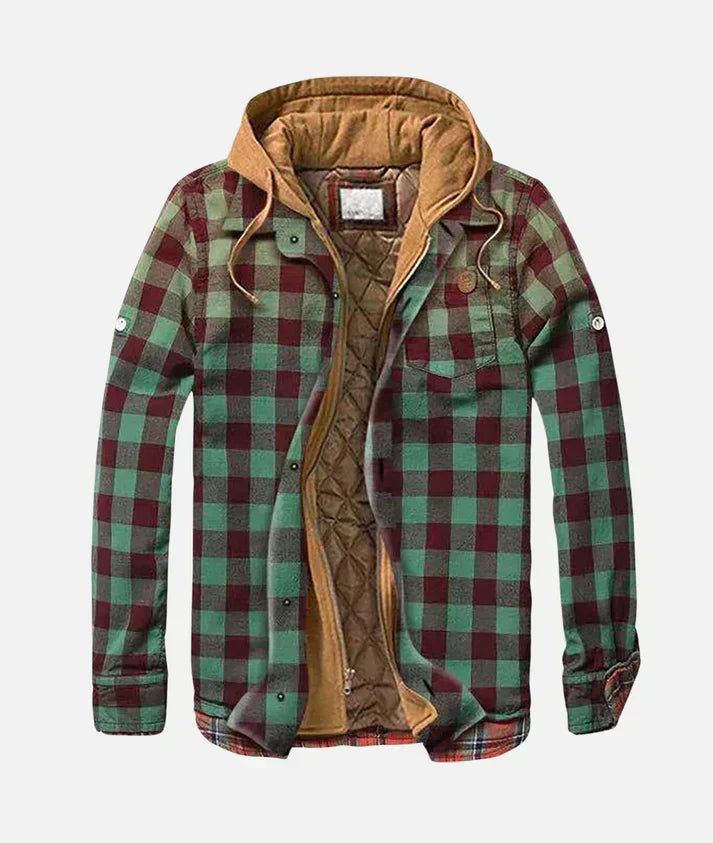 Canuck™|Bold Patchwork Plaid Jacket for Effortless Urban Cool