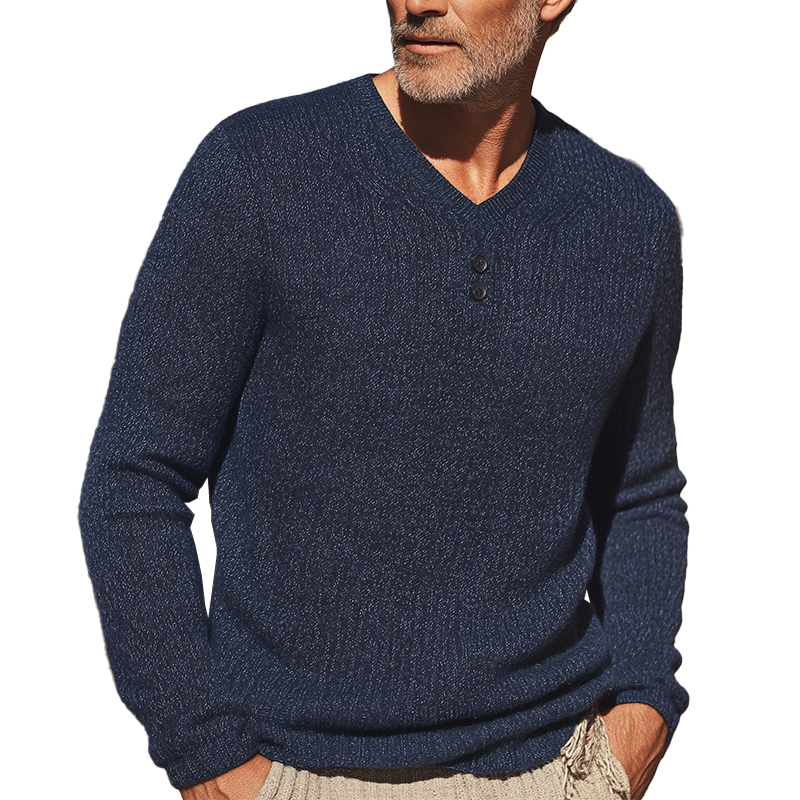 Canuck™| Fashion Mixed Color Knitted Long Sleeve Sweater