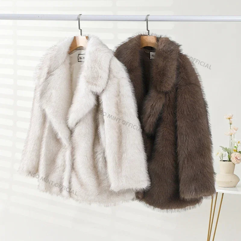Canuck™| Luxe Faux Fur Oversized Coat