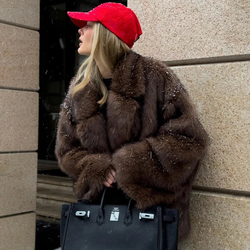 Canuck™| Luxe Faux Fur Oversized Coat
