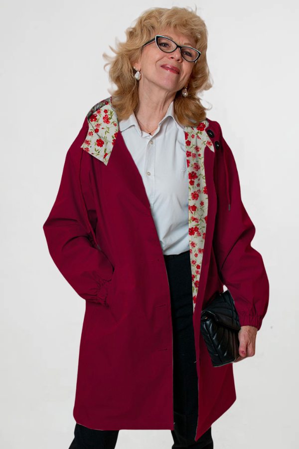 Canuck™|Water Resistant Oversized Hooded Windbreaker Rain Jacket