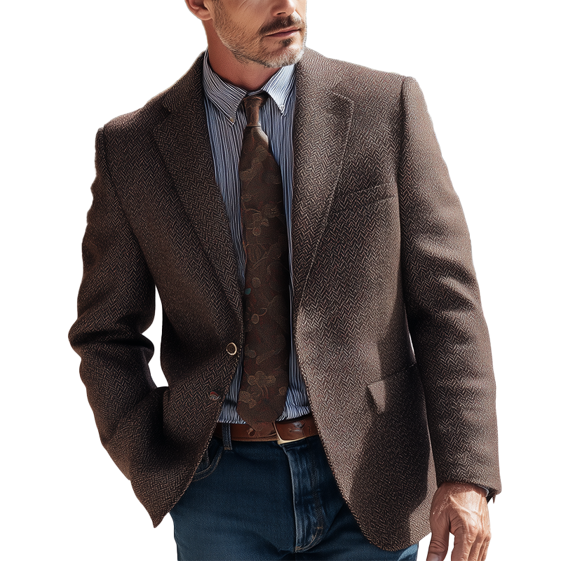 Canuck™| Autumn And Winter Simple Tweed Business Suit Jacket