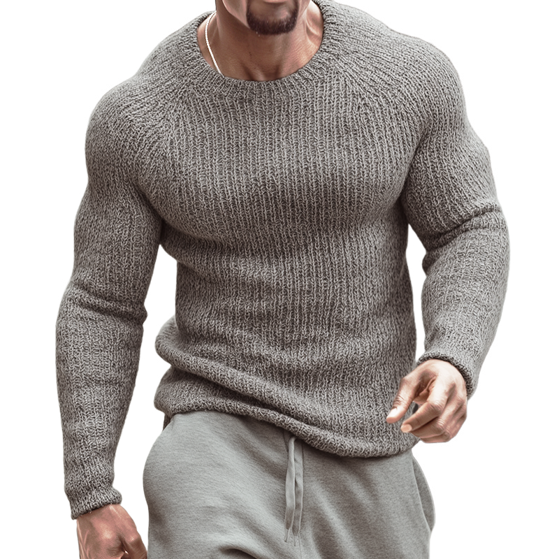 Canuck™| Retro Casual Street Slim Crew Neck Sweater