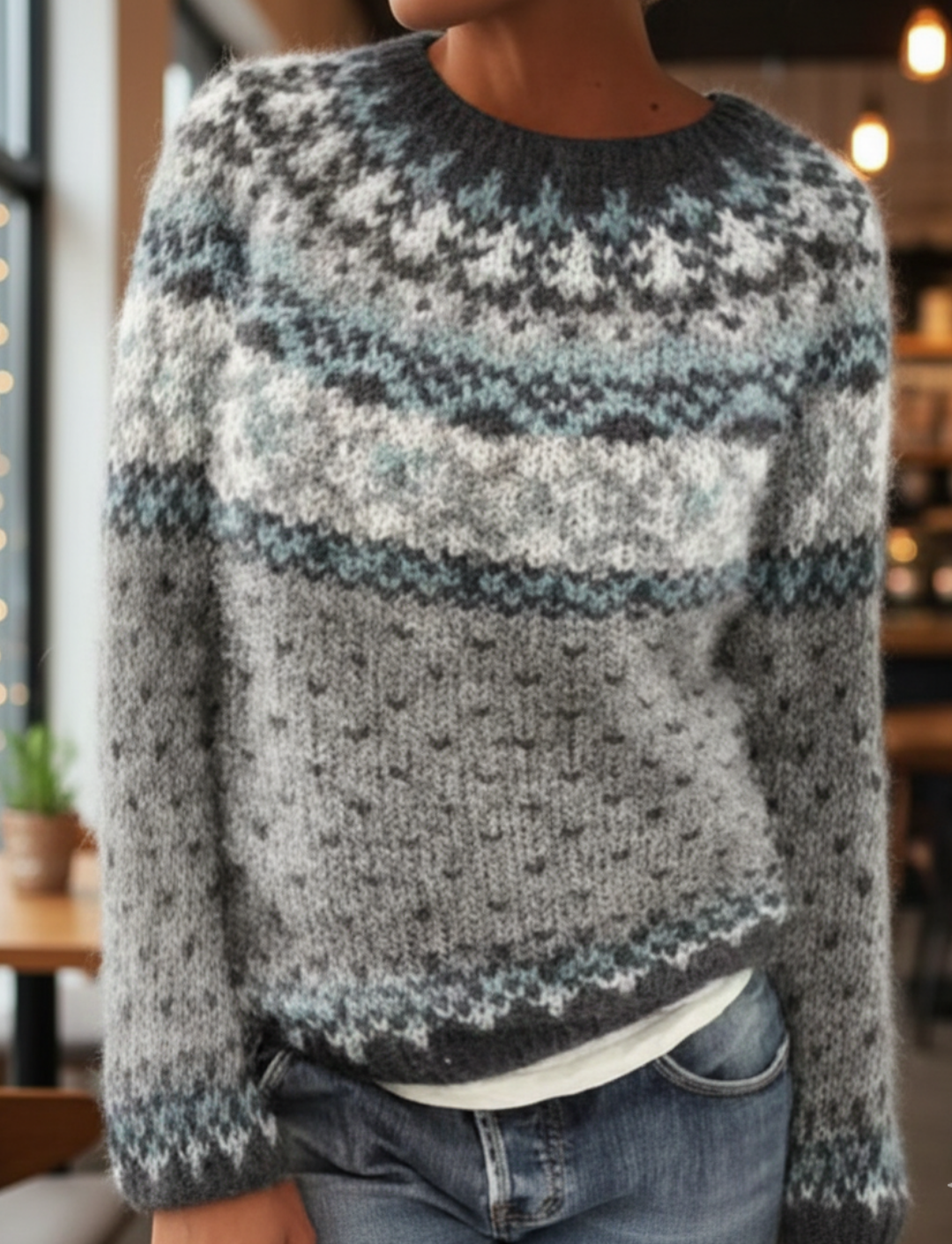 Canuck™| THE ALMIRA NORDIC | RETRO SWEATER