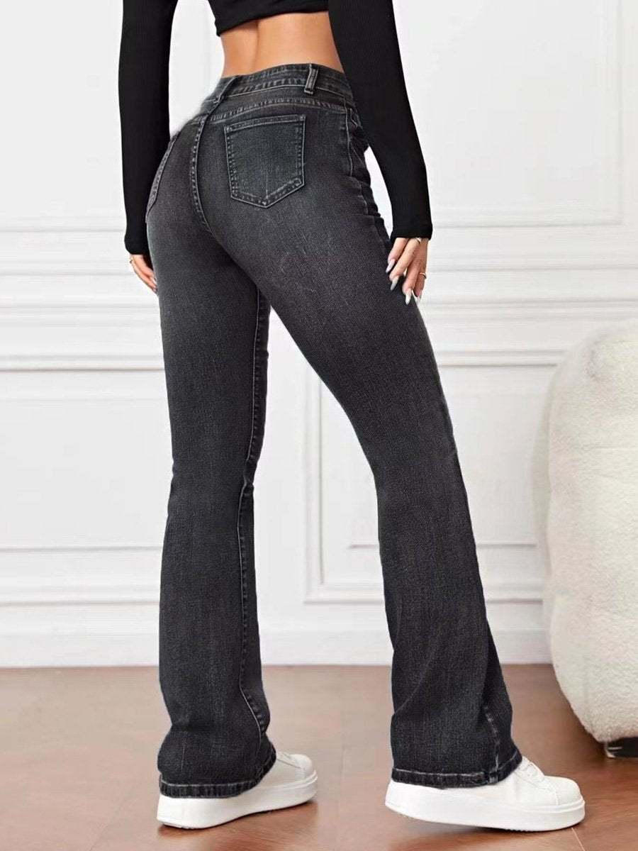 Canuck™| Fashionable and Versatile High Waist Bootcut Jeans