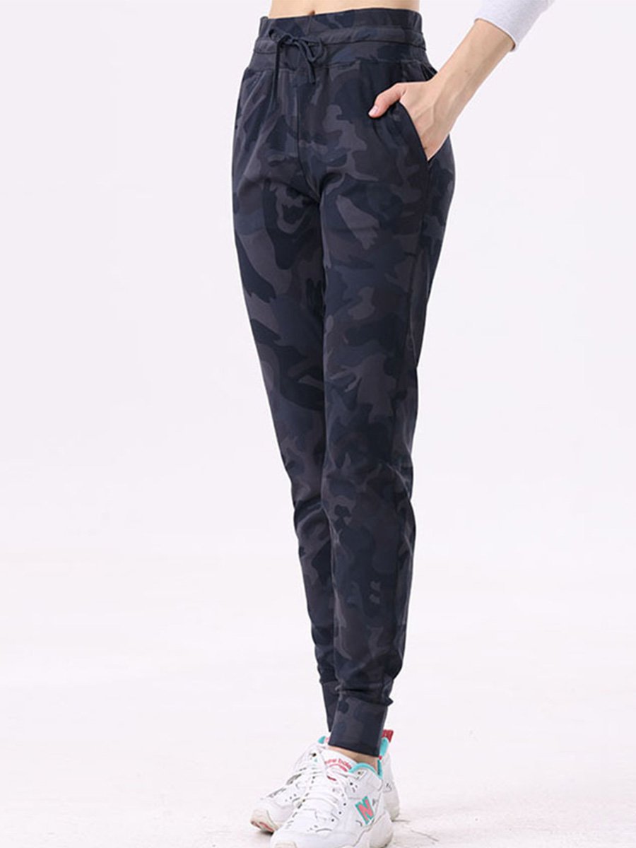 Canuck™| Casual Elastic High Waist Cuffed Sports Fitness Yoga Pants