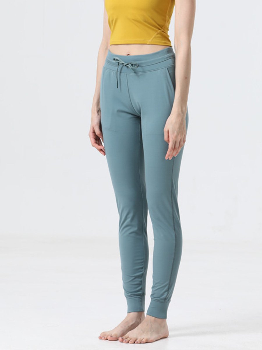 Canuck™| Casual Elastic High Waist Cuffed Sports Fitness Yoga Pants