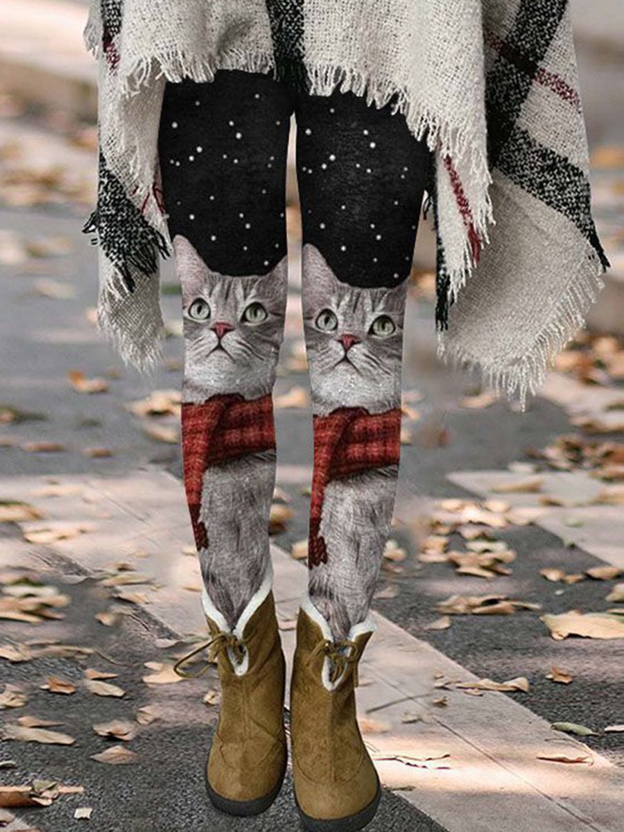 Canuck™| Fashion Printed Tights Yoga Pants