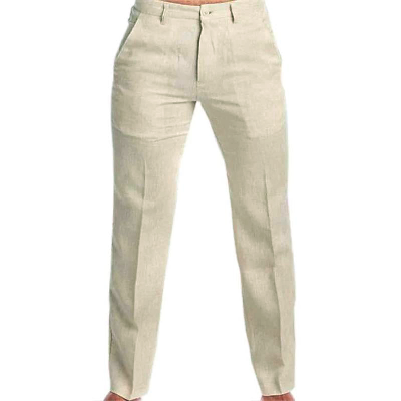 Canuck™| Solid Color Linen Blend Loose Casual Pants
