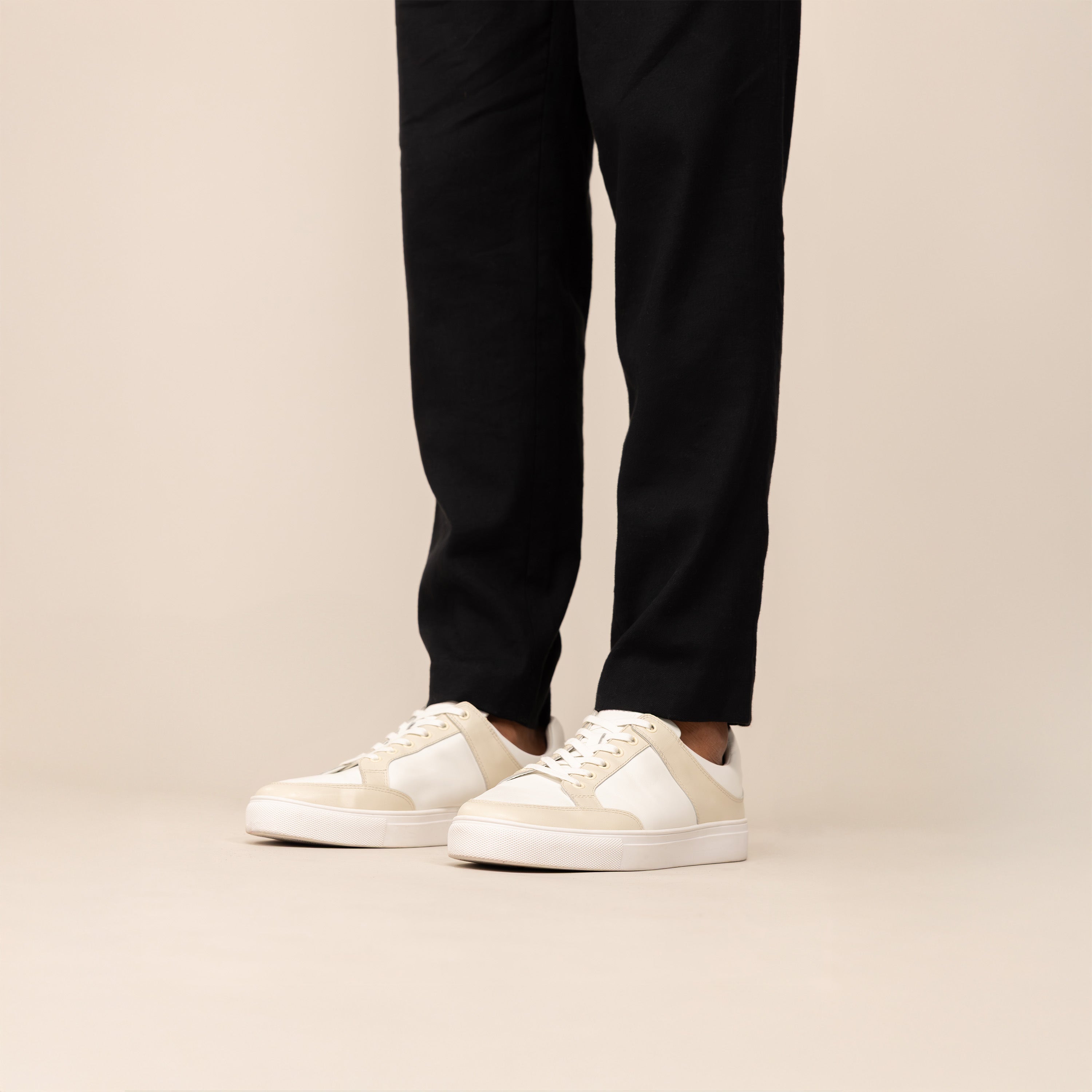 Canuck™| Leather Contrast Trainers