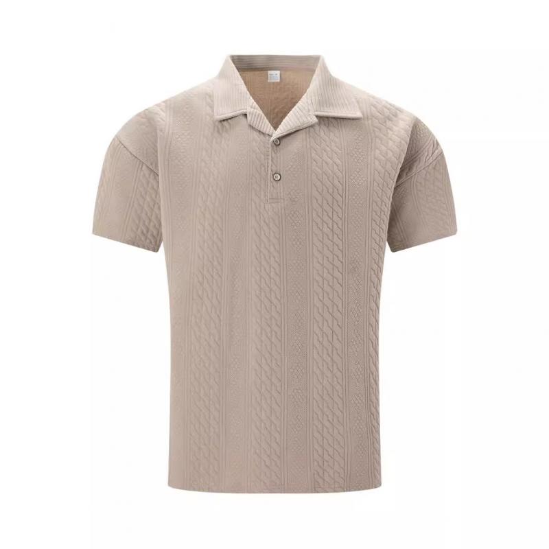 Canuck™| Jacquard Texture Short-Sleeved Polo Shirt