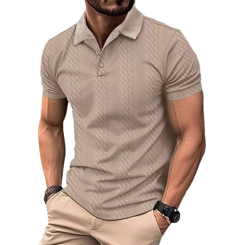 Canuck™| Jacquard Texture Short-Sleeved Polo Shirt