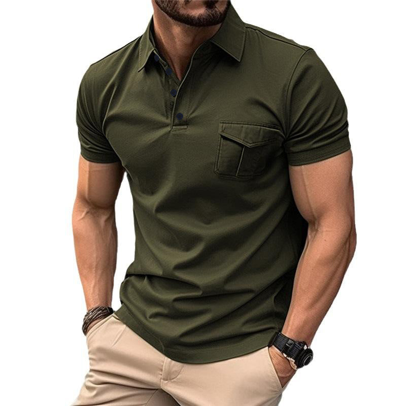 Canuck™| Casual Slim Lapel Short Sleeve Polo Shirt