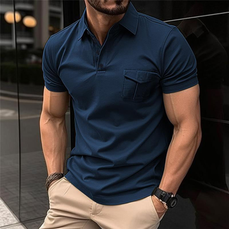 Canuck™| Casual Slim Lapel Short Sleeve Polo Shirt
