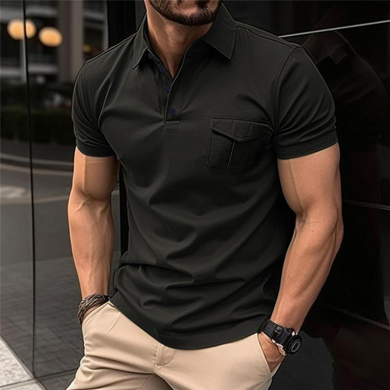 Canuck™| Casual Slim Lapel Short Sleeve Polo Shirt