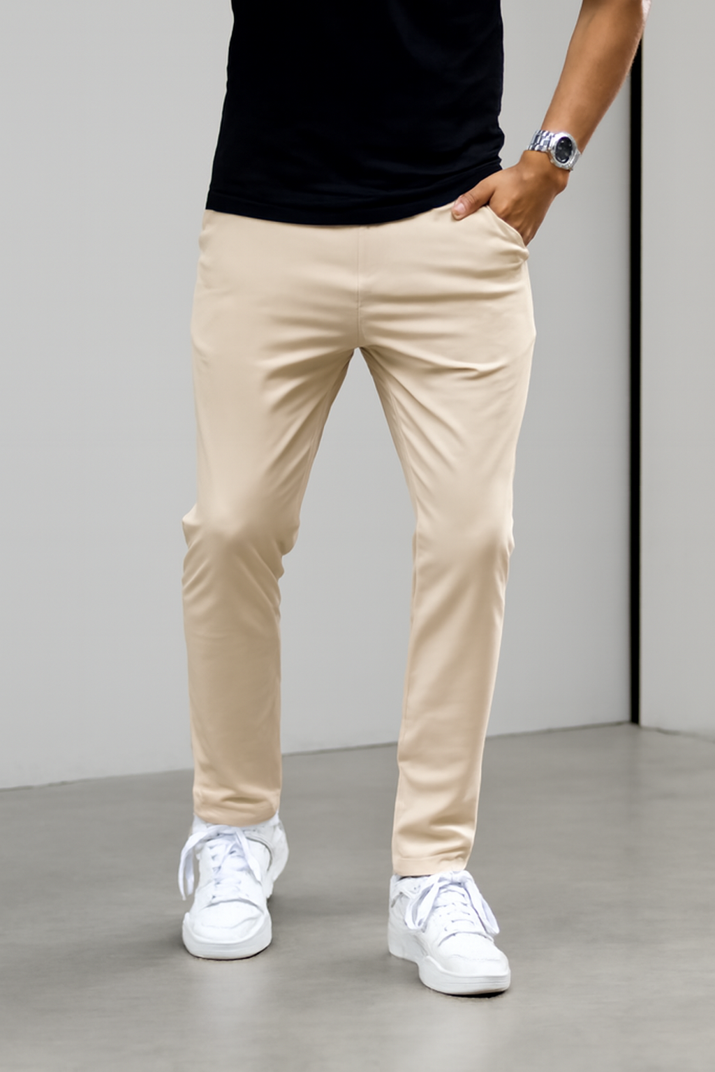 Canuck™| Beige Maurizio Trousers
