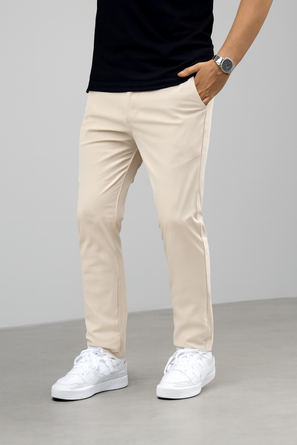 Canuck™| Beige Maurizio Trousers