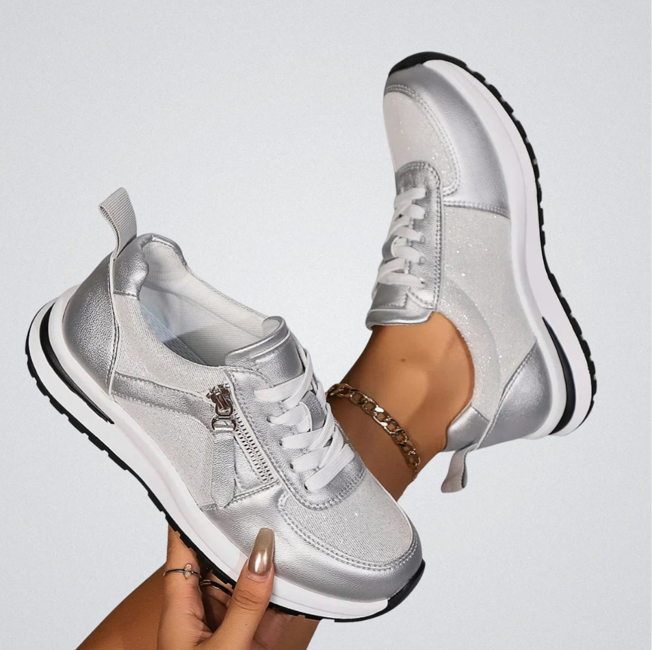 Canuck™| Maila - Comfortable Sneaker With Side Zipper