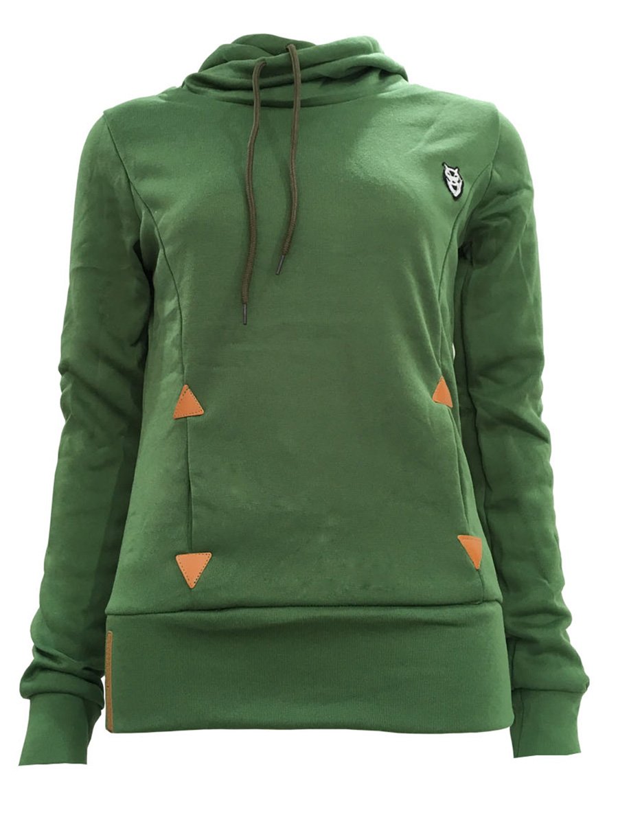 Canuck™| Fashion Hooded Long Sleeve Pocket Embroidery Hooded Fleece Sweatshirt