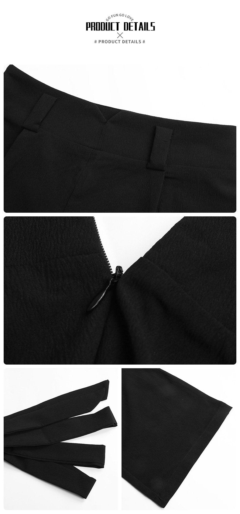 Canuck™| Belted Commuting High-waisted Wide-leg Pants for The Workplace 53110366