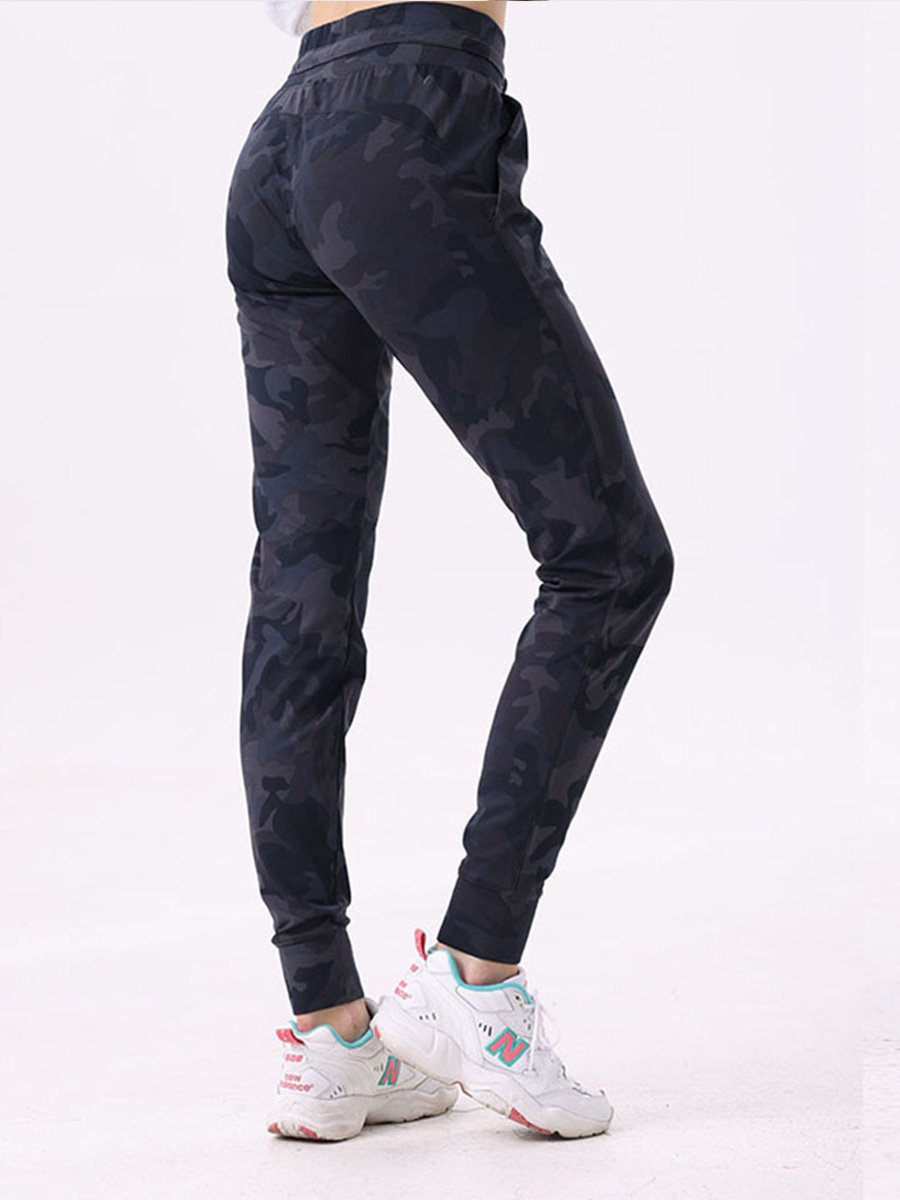 Canuck™| Casual Elastic High Waist Cuffed Sports Fitness Yoga Pants