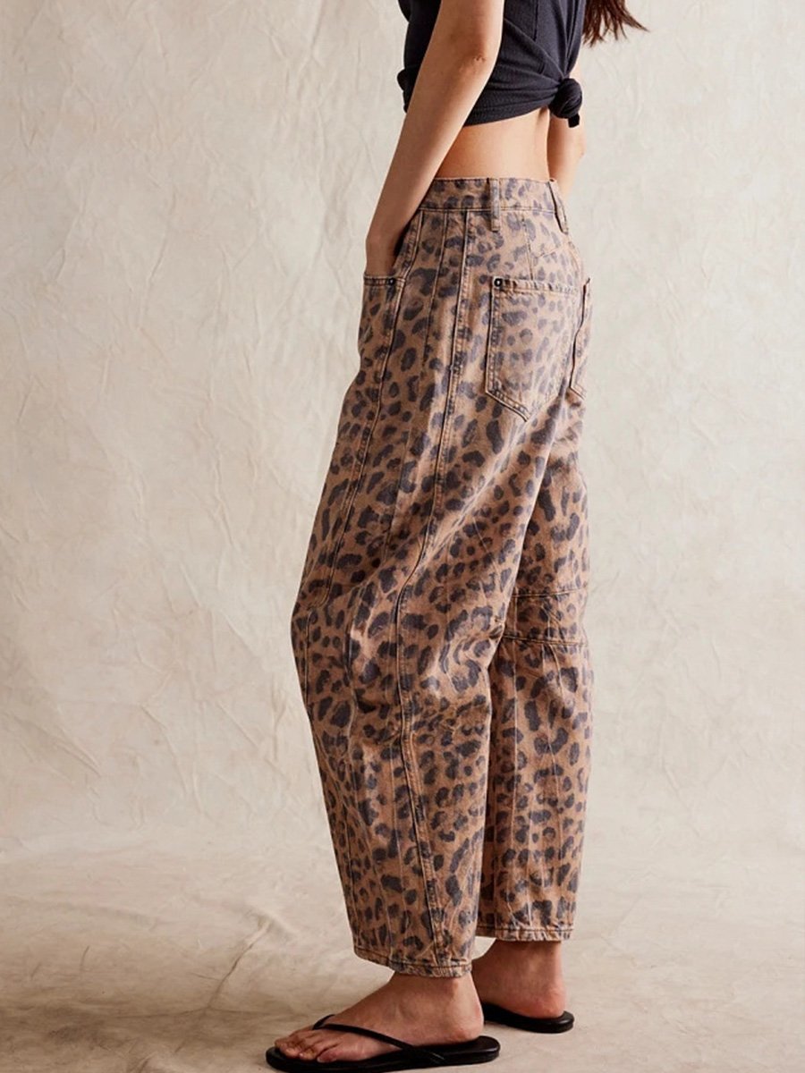 Canuck™| Casual Loose Mid-Rise Tube Jeans