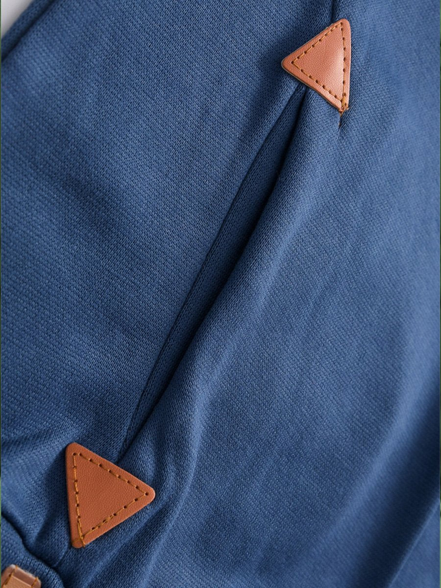 Canuck™| Fashion Hooded Long Sleeve Pocket Embroidery Hooded Fleece Sweatshirt