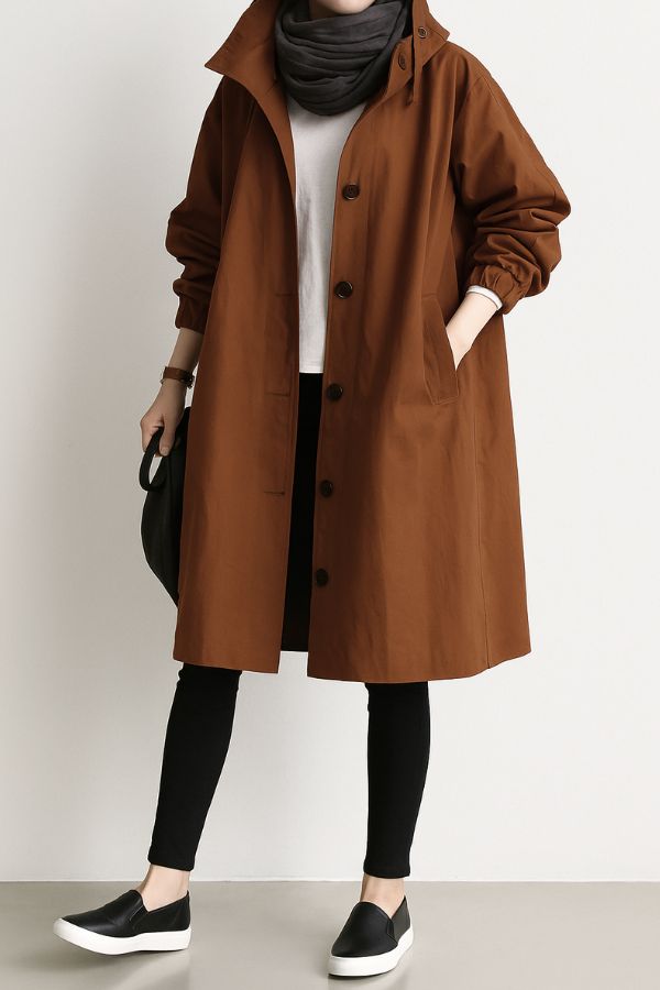 Canuck™|Water Resistant Oversized Hooded Windbreaker Rain Jacket