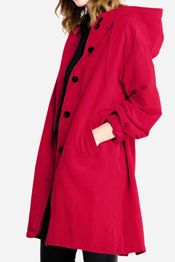 Canuck™|Water Resistant Oversized Hooded Windbreaker Rain Jacket