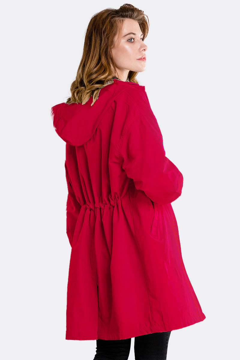 Canuck™|Water Resistant Oversized Hooded Windbreaker Rain Jacket